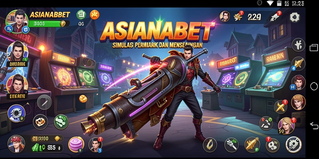 Tampilan gameplay menarik dari ASIANABET dengan grafis yang memukau.