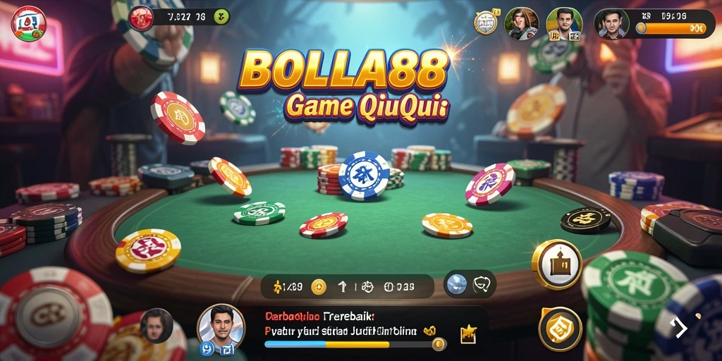 Screenshot BOLA88 menampilkan gameplay QiuQiu yang seru dan interaktif.