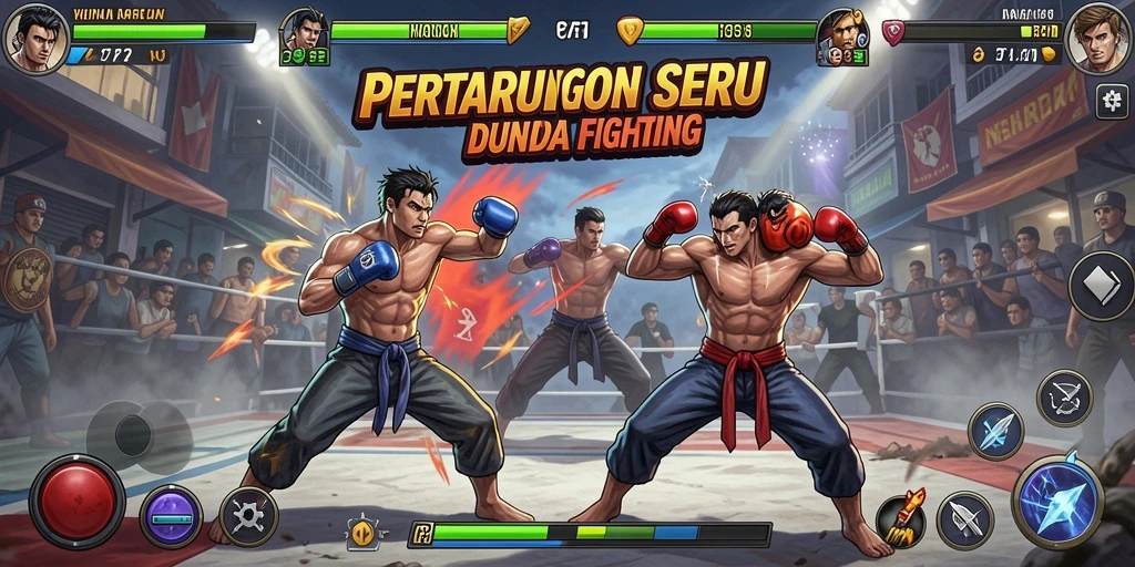 Tampilan gameplay F7F7 dengan pertarungan yang mendebarkan.
