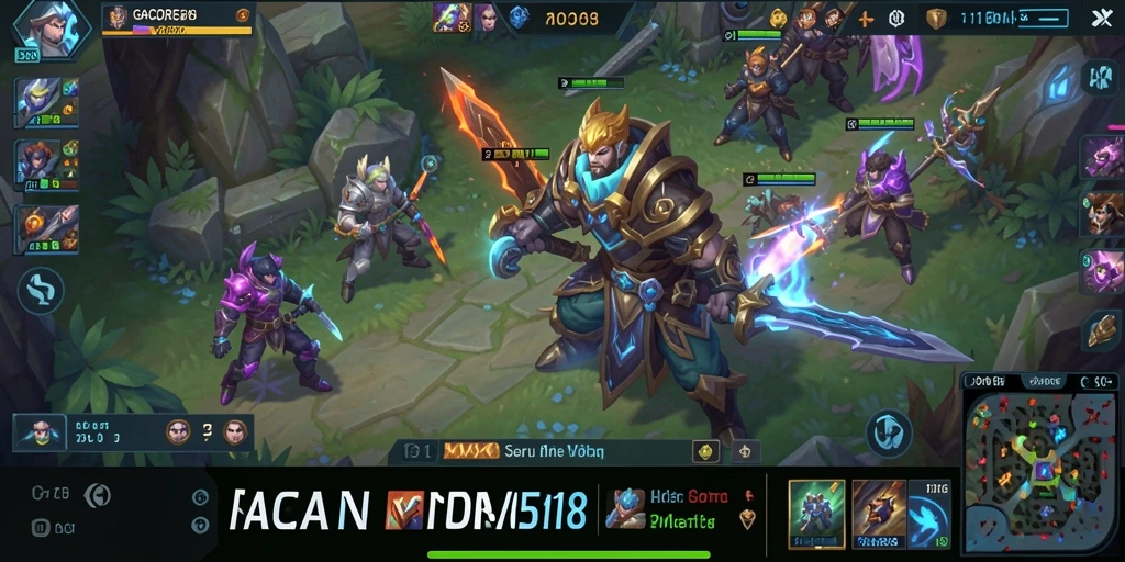 Tampilan gameplay seru dalam arena GACOR518