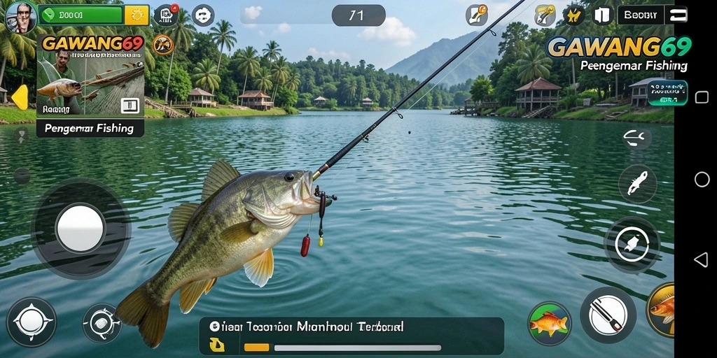 Gameplay GAWANG69 dengan pengalaman memancing yang mendebarkan.