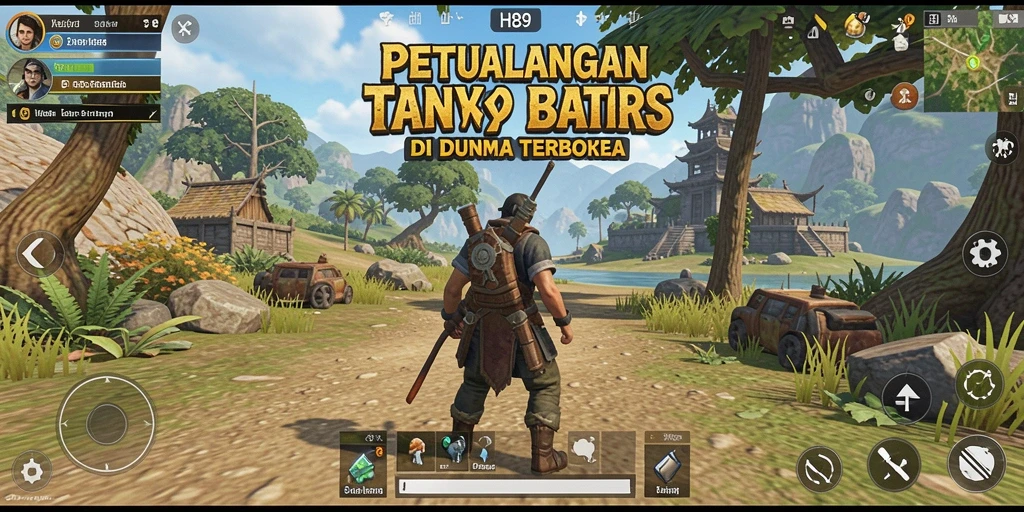 Tampilan gameplay H89 yang menakjubkan dalam dunia terbuka.