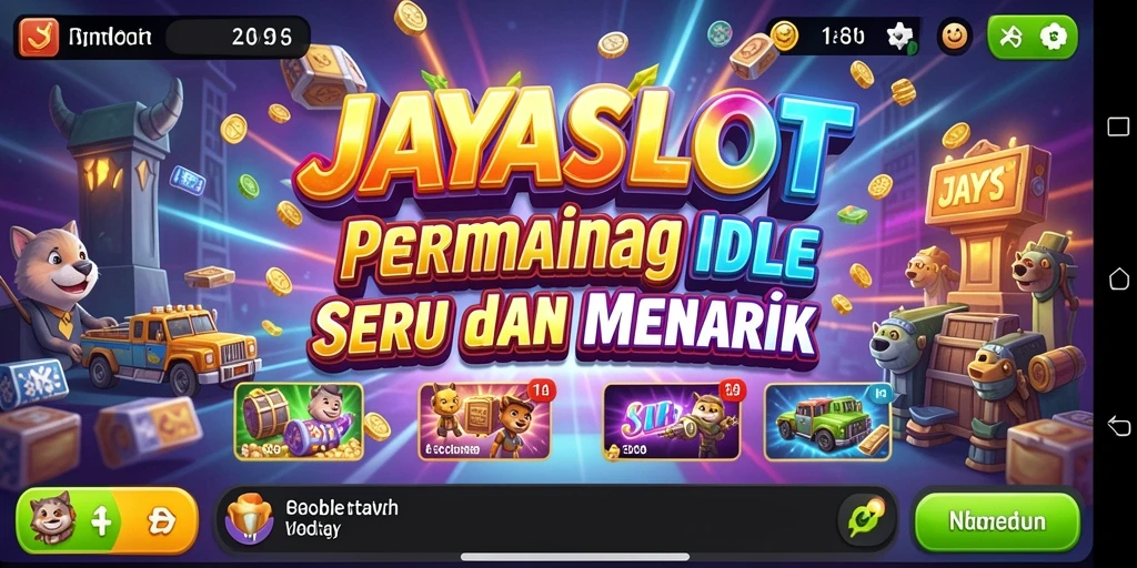Tampilan gameplay JAYASLOT yang mengasyikkan dan penuh warna.