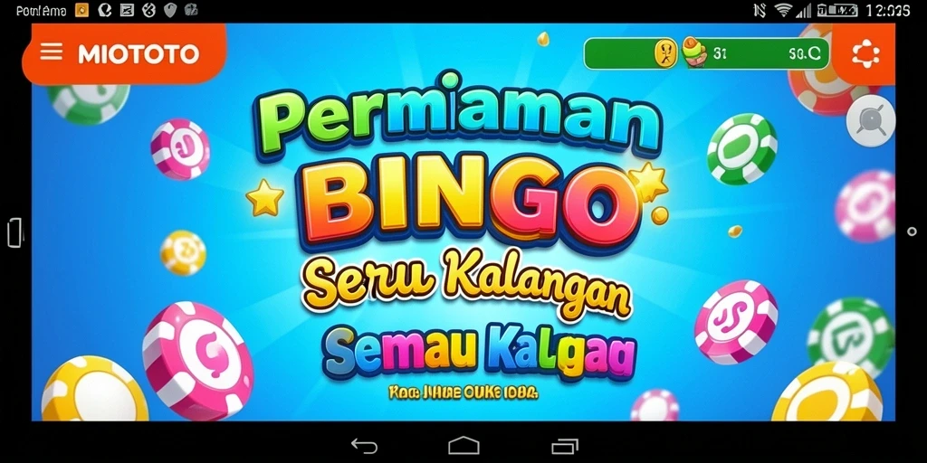 Screenshot gameplay MIOTOTO yang menampilkan aksi seru saat memainkan Bingo.