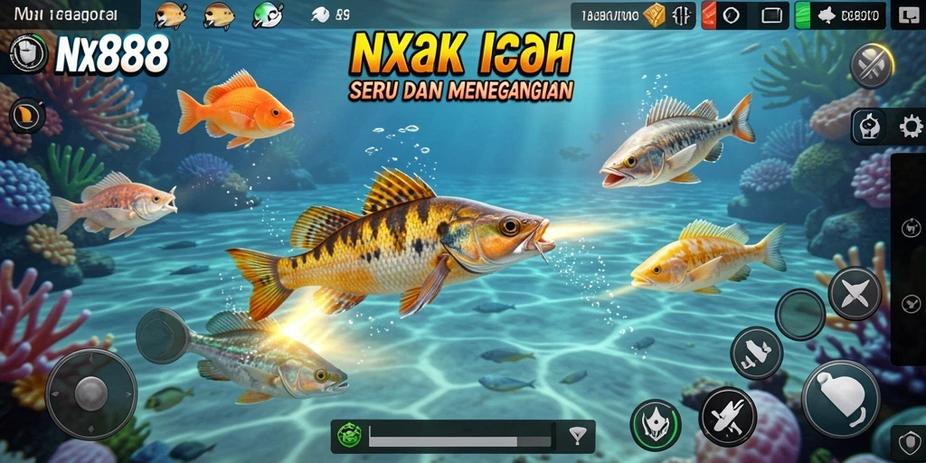 Gameplay seru dan menegangkan dalam NX888 Tembak Ikan.