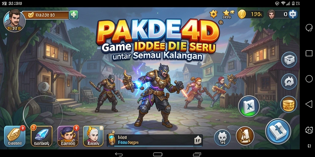 Tampilan gameplay PAKDE4D yang menarik dan interaktif.