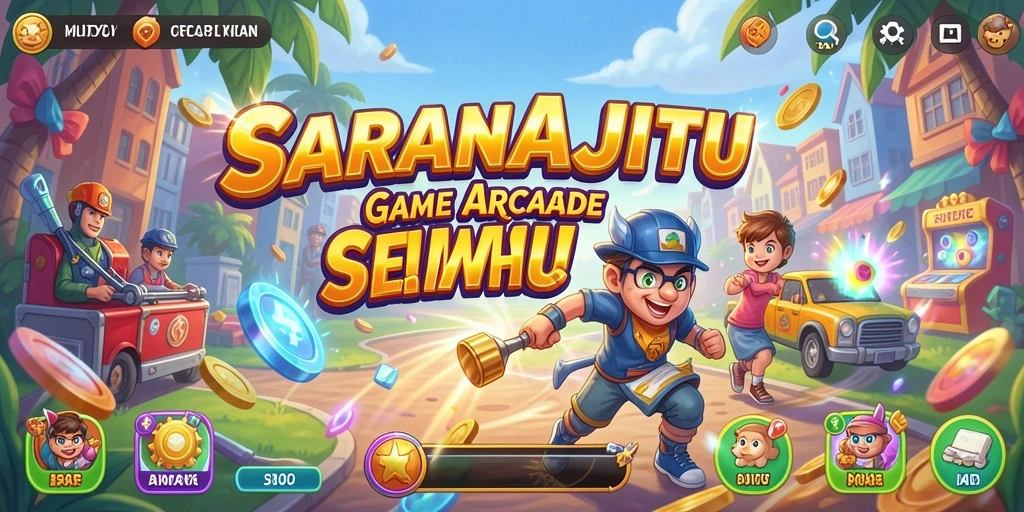 Gameplay menarik SARANAJITU dengan karakter dan rintangan seru.