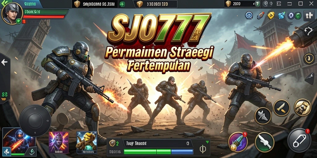 Tangkapan layar gameplay SJO777 yang menunjukkan pertempuran strategis.
