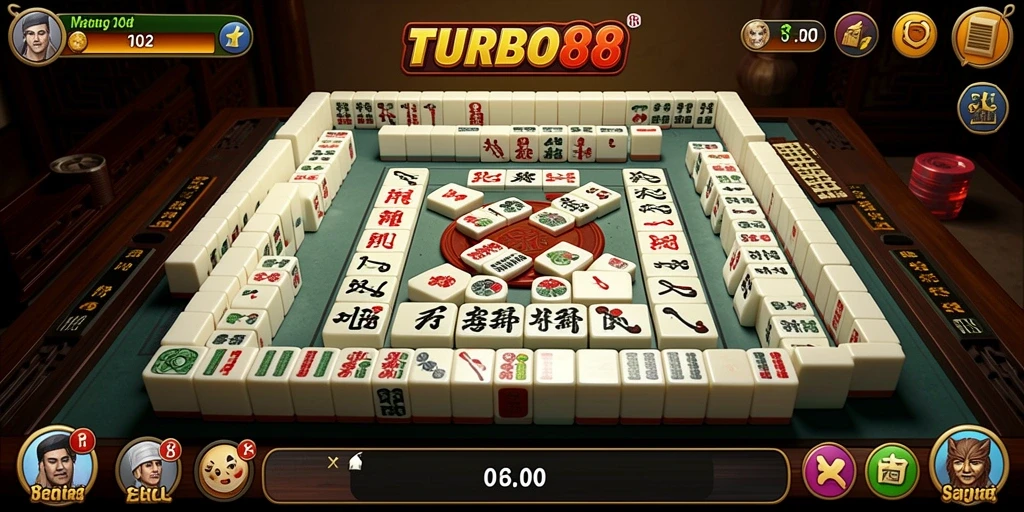 Gameplay Mahjong yang seru dan menantang di TURBO88.