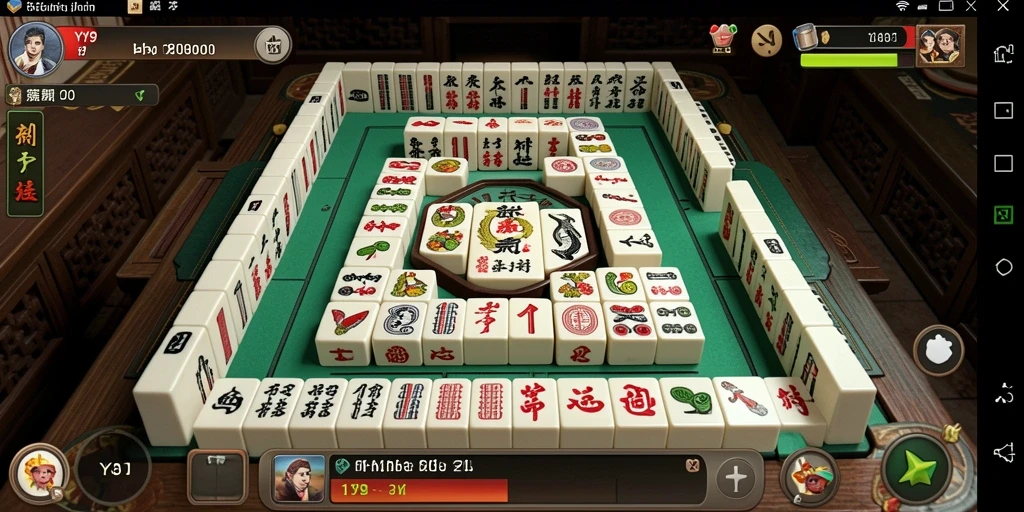 Tangkapan layar Y89 menampilkan gameplay Mahjong yang mengasyikkan.