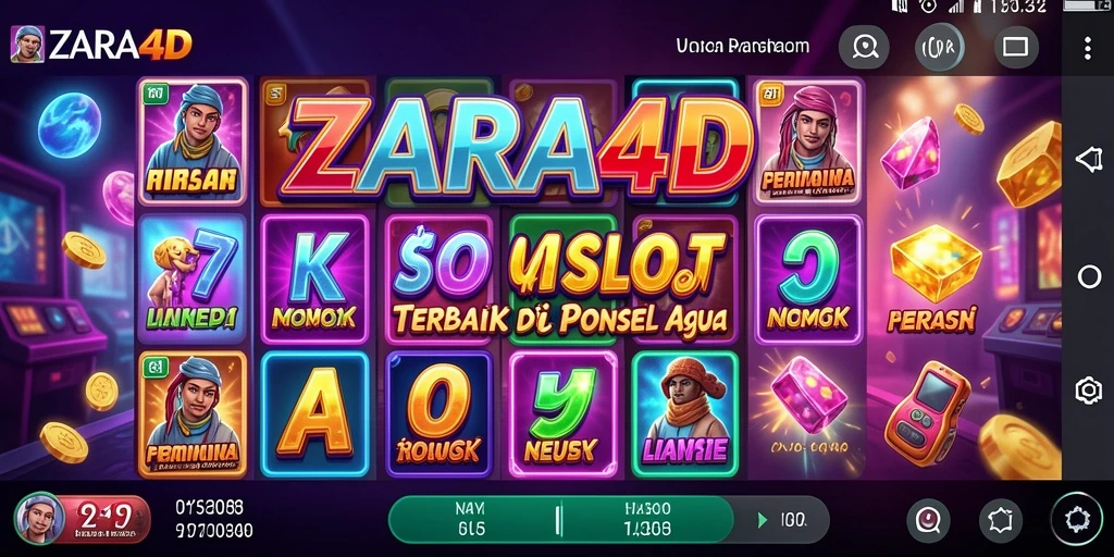 Screenshot gameplay ZARA4D yang menunjukkan keseruan bermain slot.